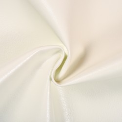 Ткань Дерматин (Кожзам) для мебели, цвет Белый (на отрез)  в Саратове