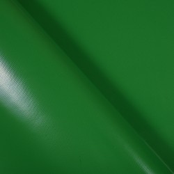 Тентовый материал ПВХ 450 гр/м2, Зелёный (Ширина 160см), на отрез  в Саратове, 450 г/м2, 799 руб