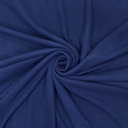 Флис Односторонний 130 гр/м2, цвет Темно-синий (на отрез)  в Саратове