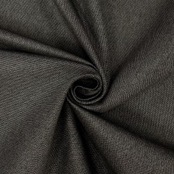 Ткань Рогожка (мебельная), цвет Тёмно-Серый (на отрез)  в Саратове