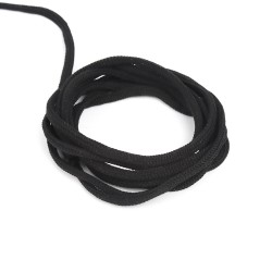 Шнур для одежды 4,5 мм, цвет Чёрный (на отрез)  в Саратове