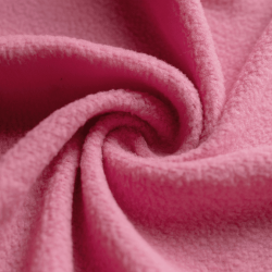 Флис Односторонний 130 гр/м2, цвет Розовый (на отрез)  в Саратове