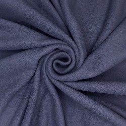 Ткань Флис Односторонний 130 гр/м2, цвет Темно-серый (на отрез)  в Саратове