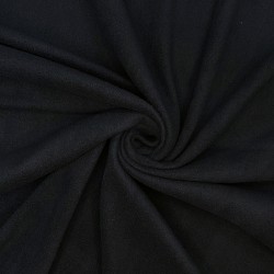 Флис Односторонний 130 гр/м2, цвет Черный (на отрез)  в Саратове
