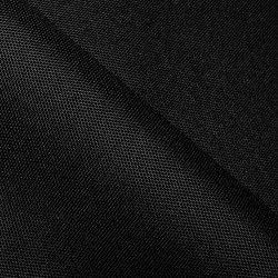 Прорезиненная ткань Оксфорд 600D ПВХ, Черный  в Саратове, 340 г/м2, 359 руб