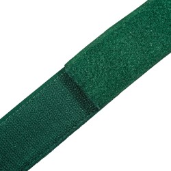 Контактная лента 40мм (38мм)  Зелёный (велькро-липучка, на отрез)  в Саратове
