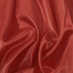 Ткань Атлас-сатин, цвет Красный (на отрез)  в Саратове