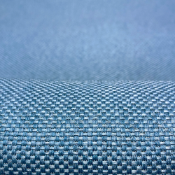 Ткань Блэкаут для штор светозатемняющая 85% &quot;Рогожка Синяя&quot; (на отрез)  в Саратове