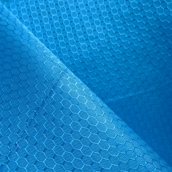 Ткань Оксфорд 300D PU Рип-Стоп СОТЫ, цвет Голубой (на отрез)  в Саратове