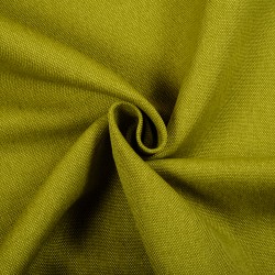 Ткань Рогожка (мебельная), цвет Зелёный (на отрез)  в Саратове