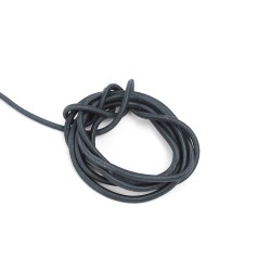 Шнур (Резинка) шляпный 3мм, цвет Серый (на отрез)  в Саратове