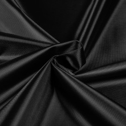 *Ткань Оксфорд 210D PU, цвет Черный (на отрез)  в Саратове