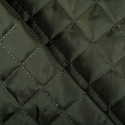 Стеганая подкладочная ткань с синтепоном (100гр/м2), цвет Хаки (на отрез)  в Саратове