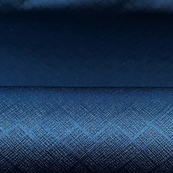 Ткань Блэкаут для штор светозатемняющая 100% &quot;Орнамент Синий&quot; (на отрез)  в Саратове